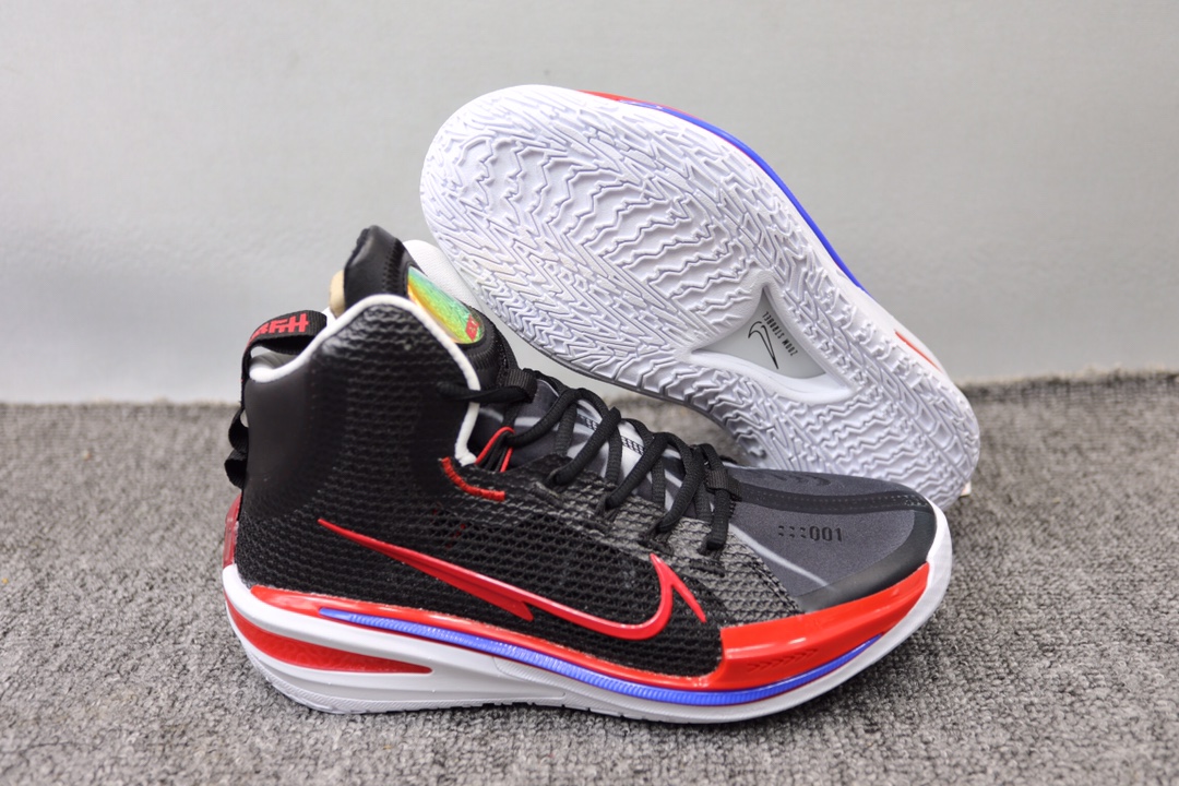 NIKE AIR ZOOM G.T.JUMP EP Black Red White Shoes